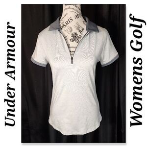 NWT Under Armour Zipper Gold Jersey Shirt